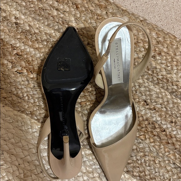Stella McCartney Beige Slingback Heels - Picture 5 of 6
